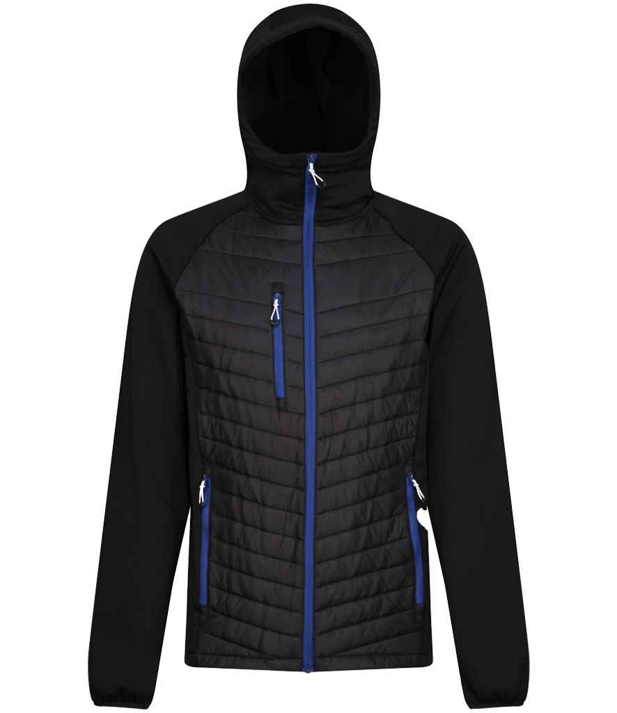 Regatta Navigate Hybrid Jacket - Black/New Royal Blue